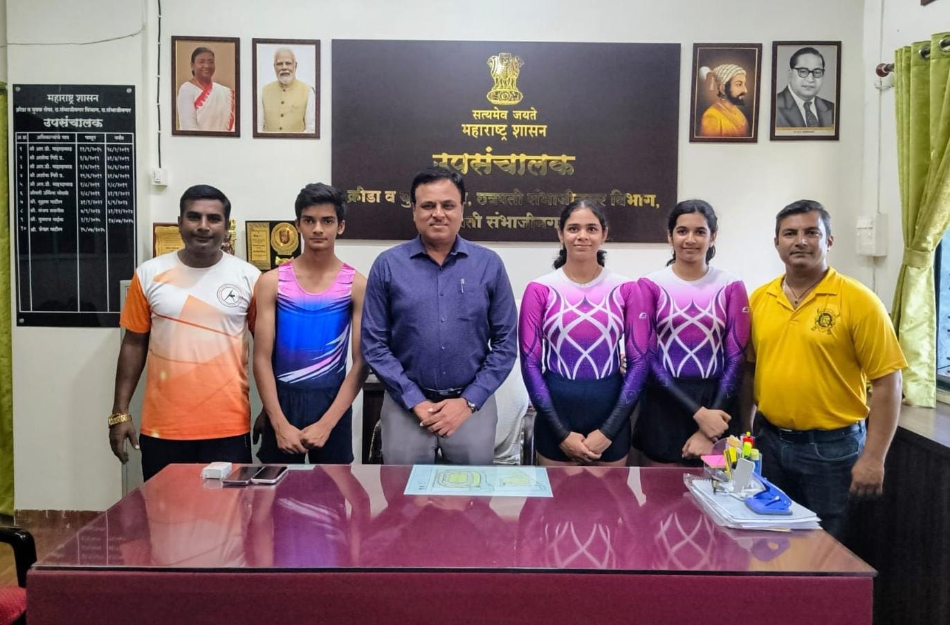 छत्रपती संभाजीनगरच्या ५ खेळाडूंची राष्ट्रीय जिम्नॅस्टिक स्पर्धेसाठी निवड