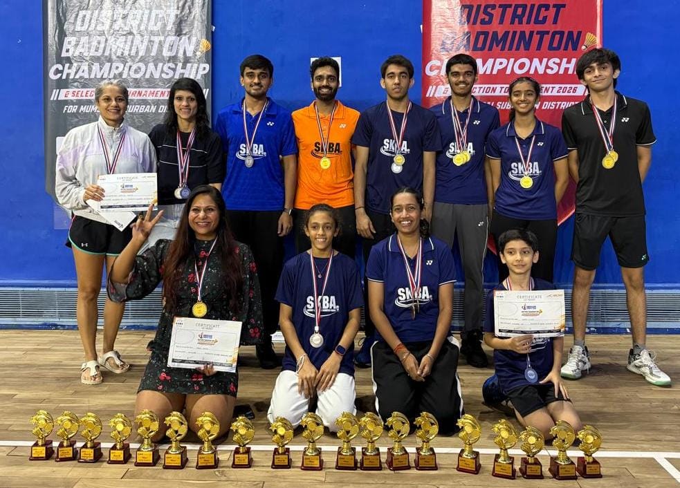 Sushrut Karmarkar Badminton Academy’s Medal Haul