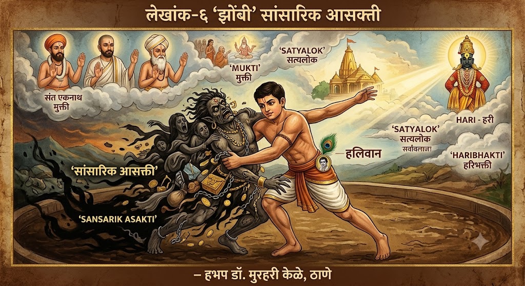 ‘झोंबी’ सांसारिक आसक्ती