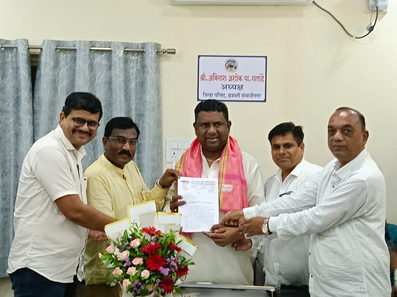 मेसा संघटनेच्या शिष्टमंडळाला जिल्हा परिषद अध्यक्षांचे आश्वासन