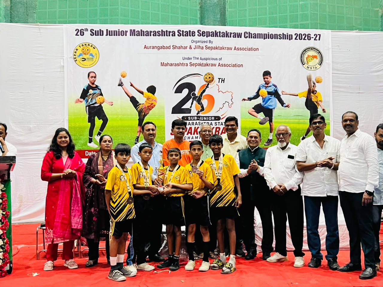 Exciting State Sub-Junior Sepak Takraw Tournament