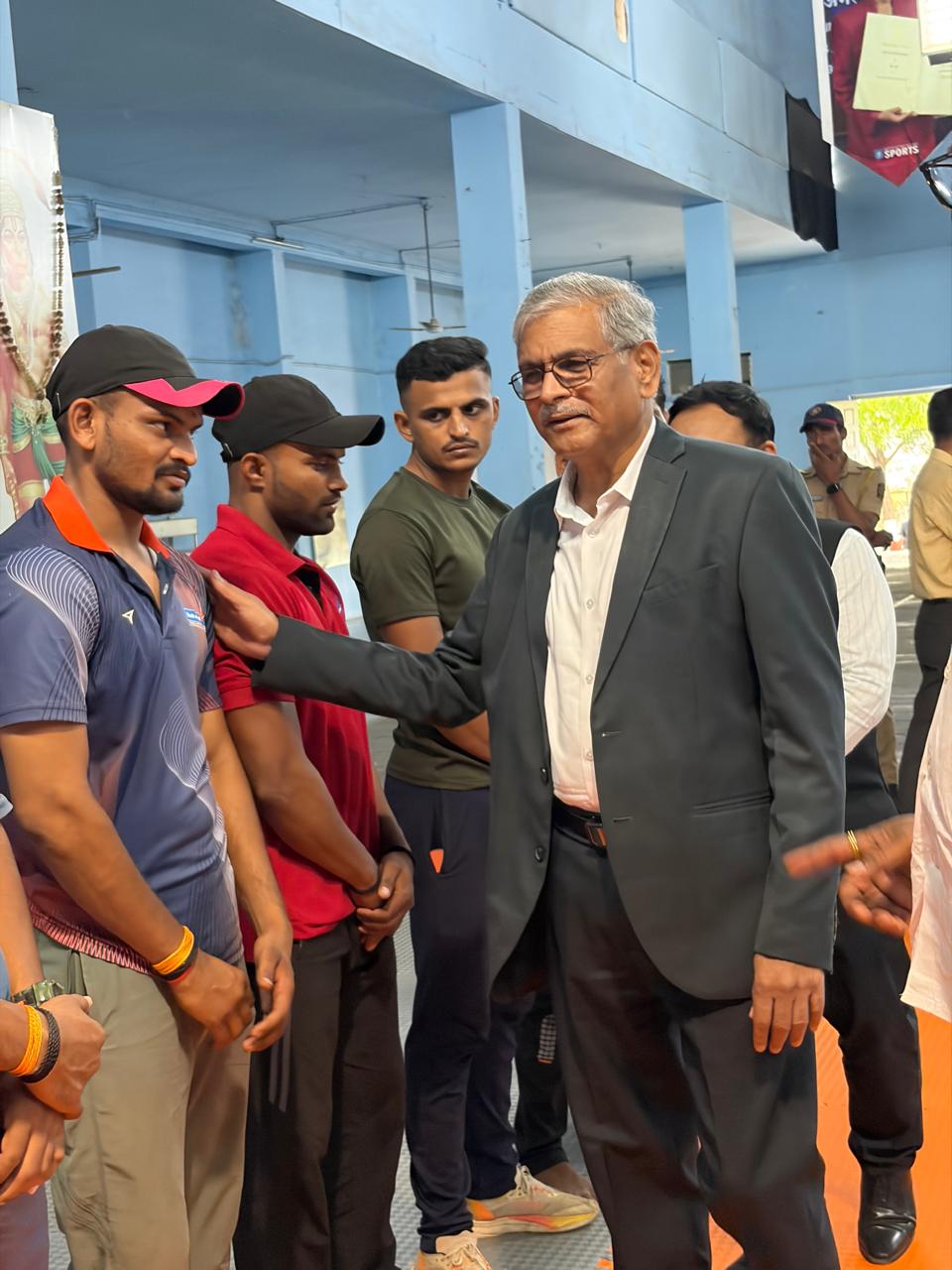 Vice-Chancellor Dr. Vijay Phulari Inaugurates New Kabaddi Mat