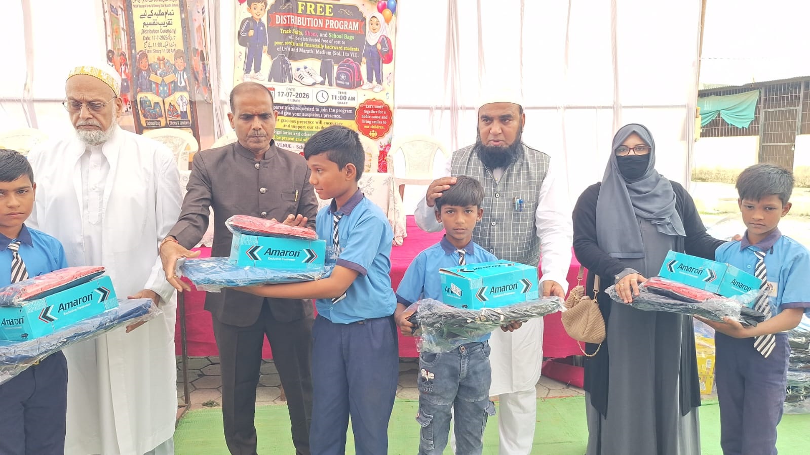 Free Distribution of School Supplies to 500 Students