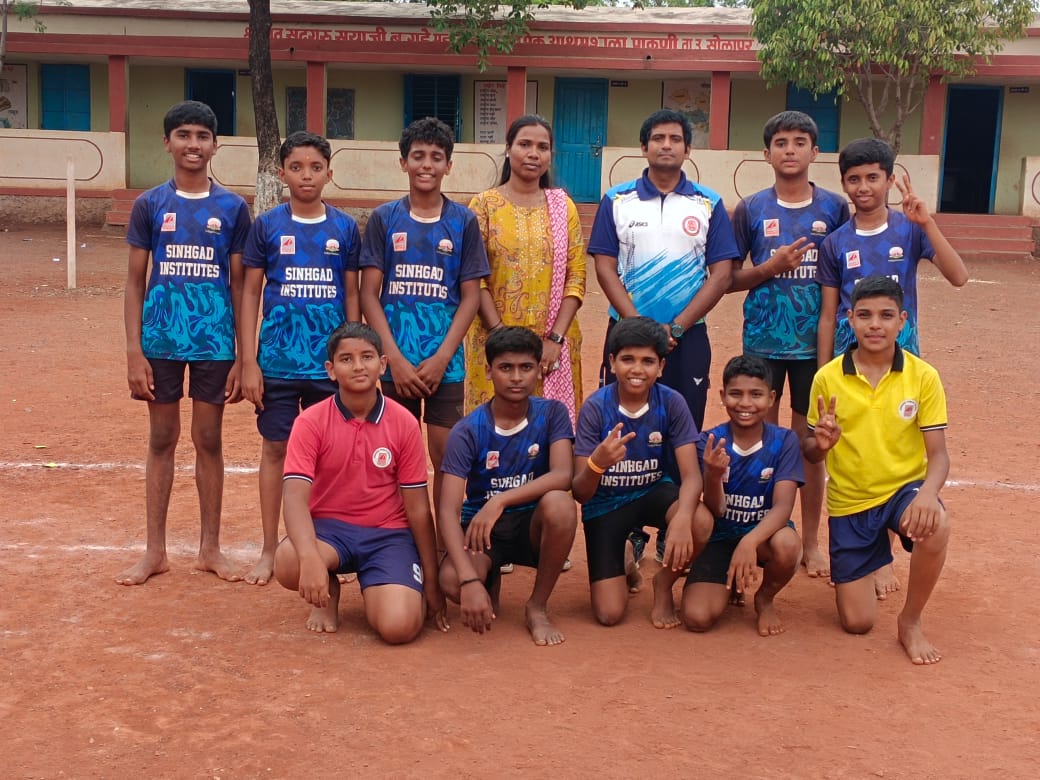 Sinhagad Public School Finishes as Runners-up in Kabaddi Tournament