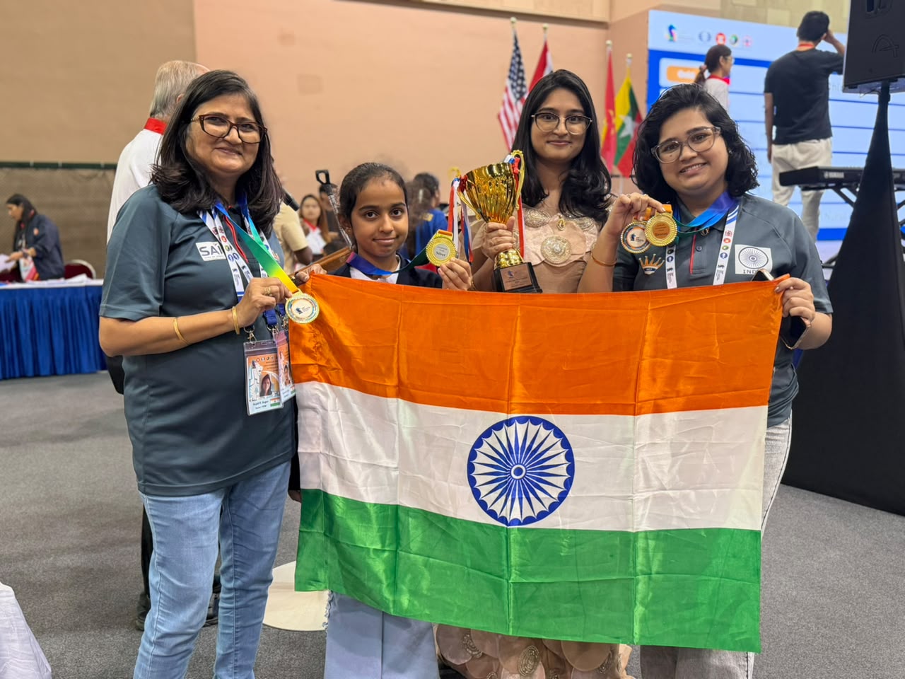 India's Stellar Performance at the ASEAN Chess Festival