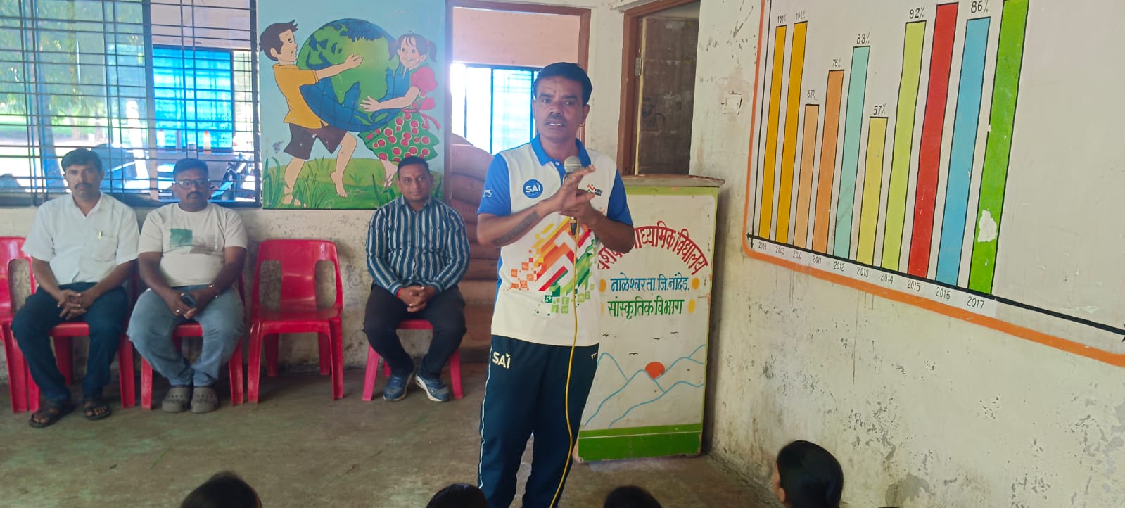 विद्यार्थ्यांच्या सर्वांगीण विकासासाठी तायक्वांदो खेळ अत्यंत महत्त्वाचा - बालाजी पाटील जोगदंड