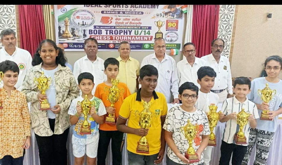 Prijesh Crowned Champion at BOB School Chess Tournament