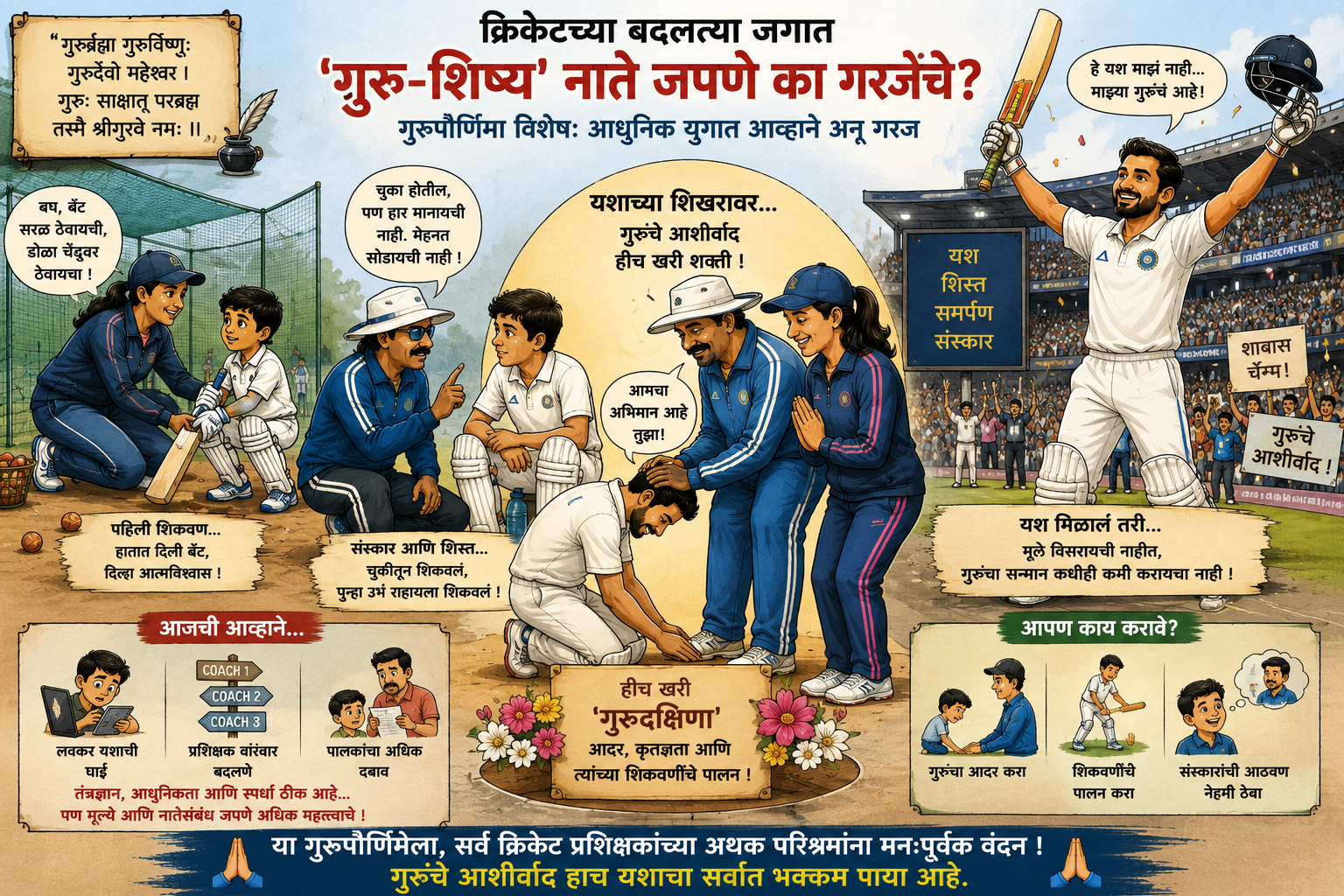 क्रिकेटच्या बदलत्या जगात 'गुरु-शिष्य' नाते जपणे का गरजेचे?