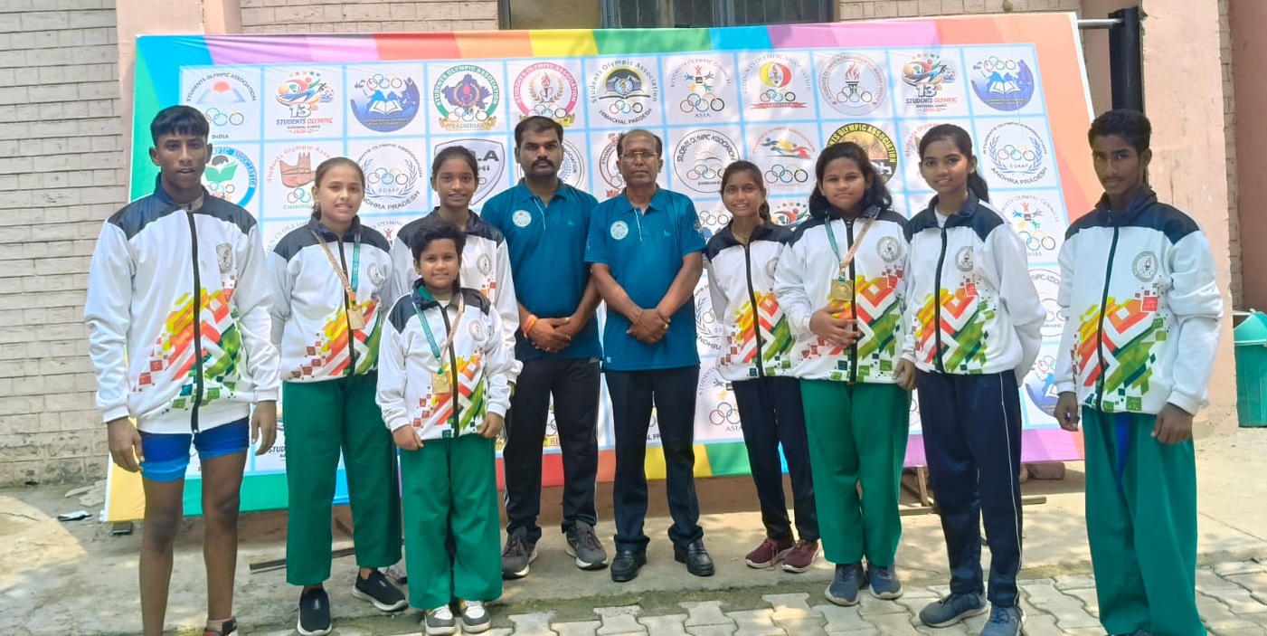 रुद्रशक्ती गुरुकुलच्या विद्यार्थ्यांची राष्ट्रीय स्पर्धेत ८ पदकांची कमाई