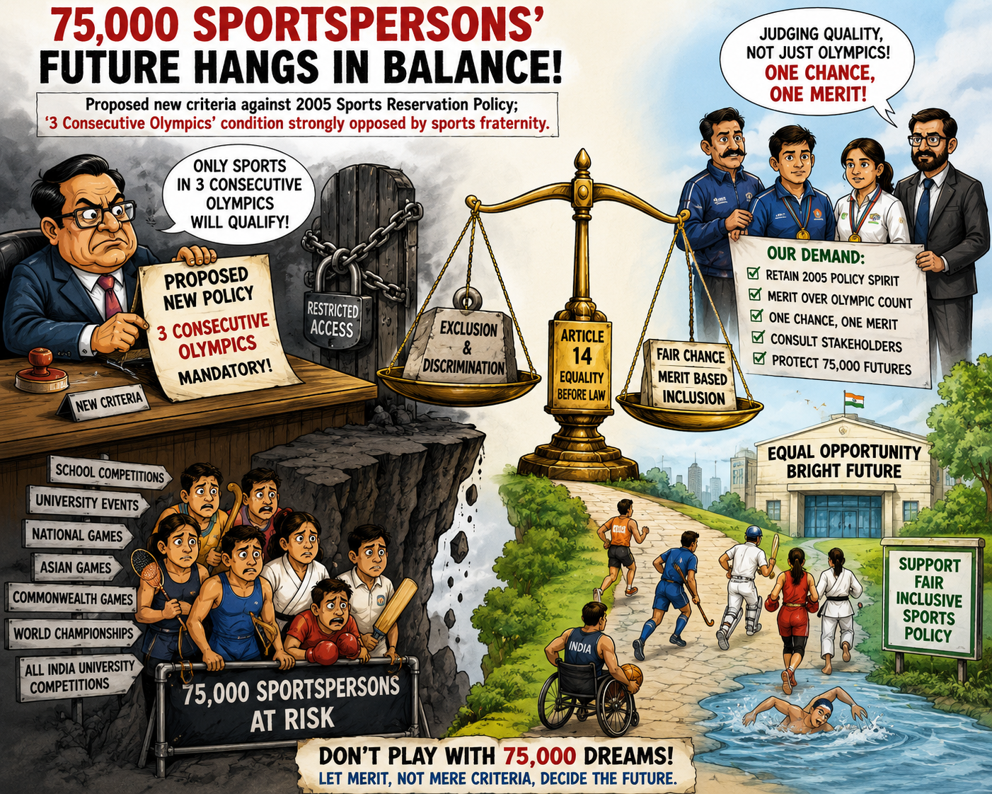Future of 75,000 Athletes Hangs in the Balance