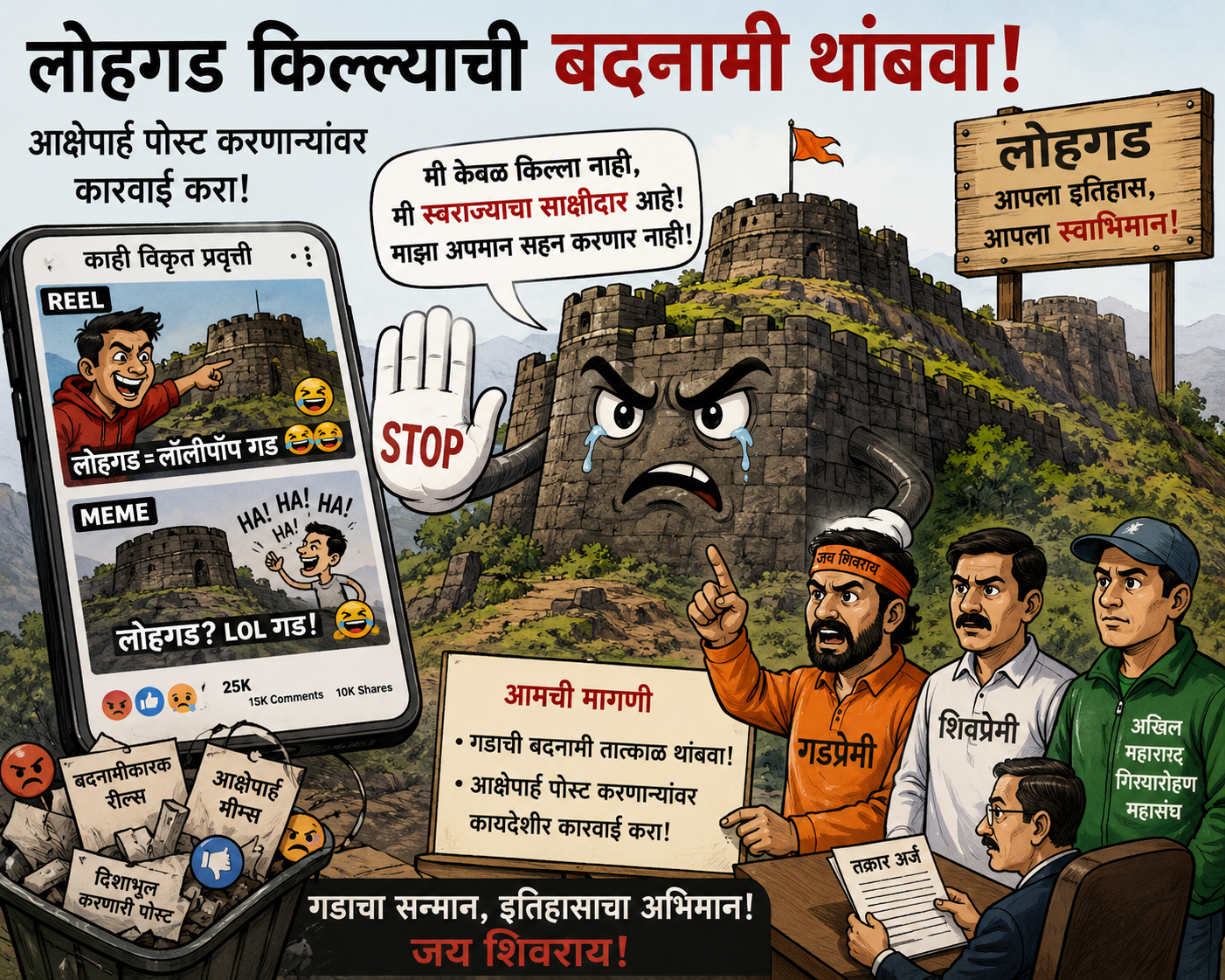 Stop the Defamation of Lohagad Fort