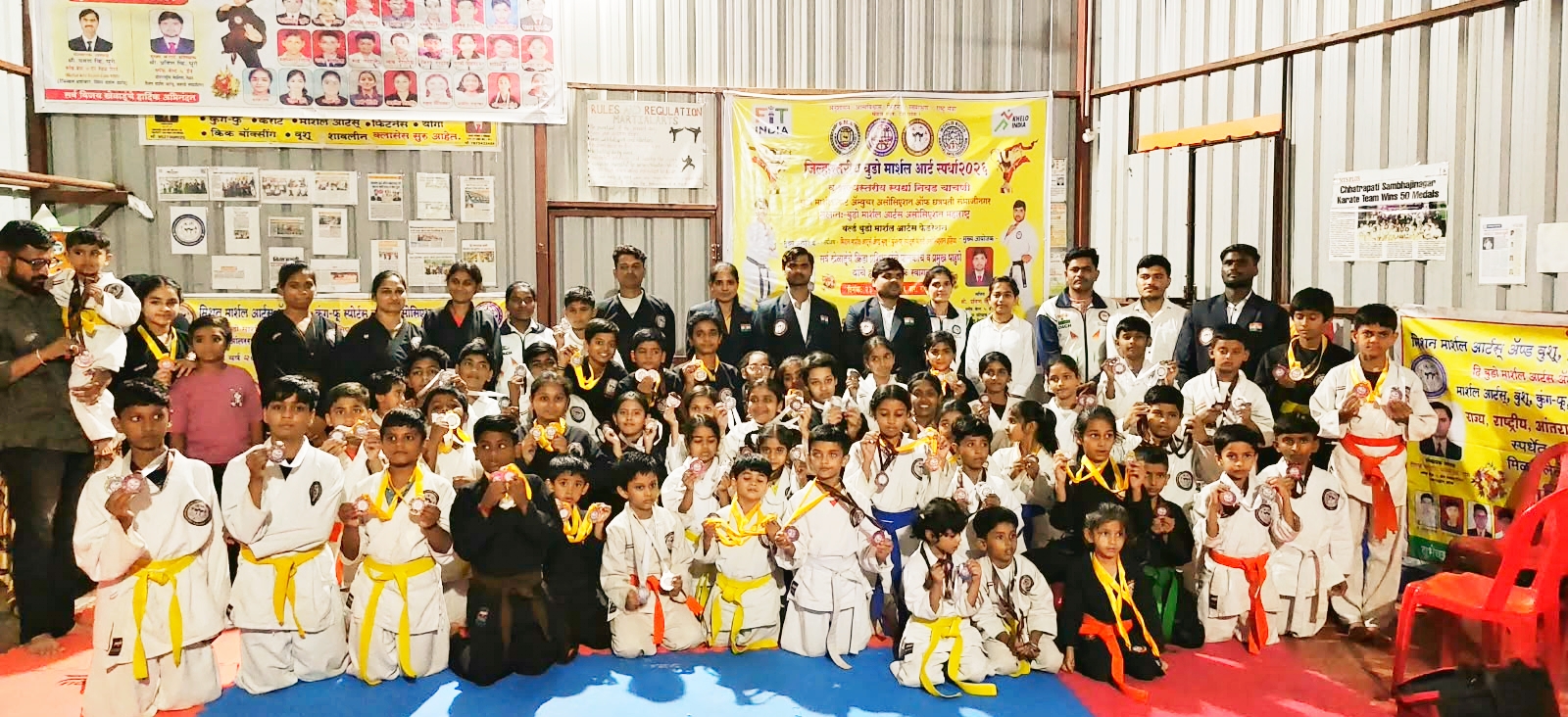 Enthusiastic Response to Sambhajinagar Budo Martial Arts Competition