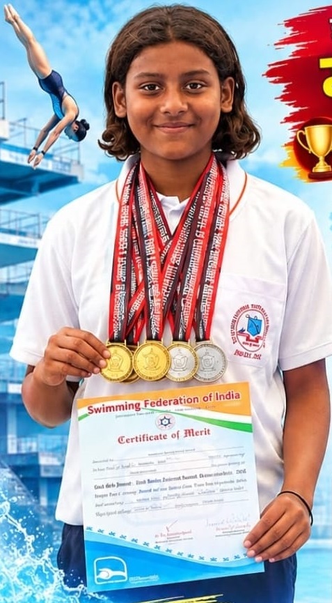 Historic Achievement by Solapur’s Manasvi Mane at National Diving Championship