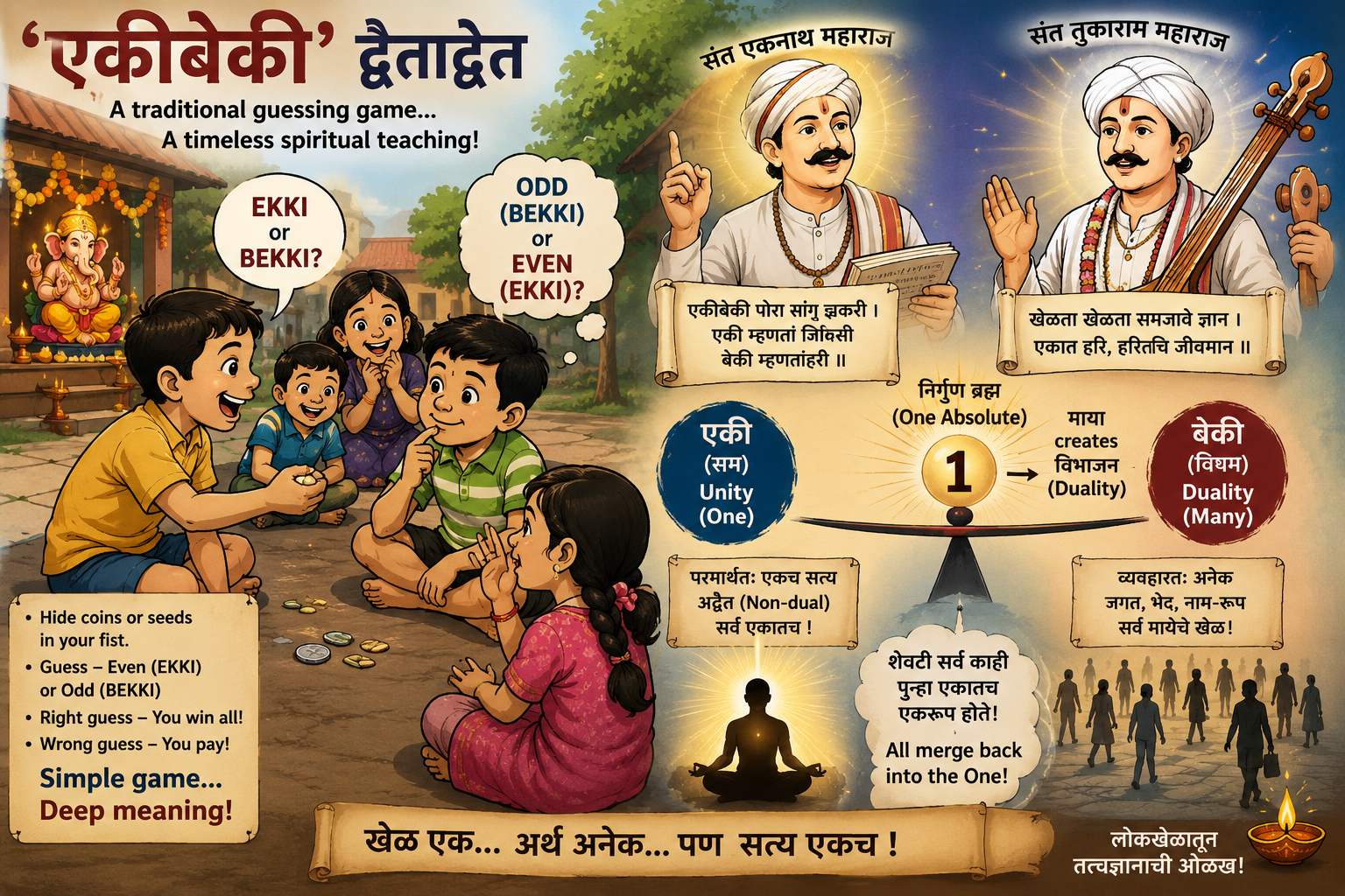‘एकीबेकी’  द्वैताद्वैत