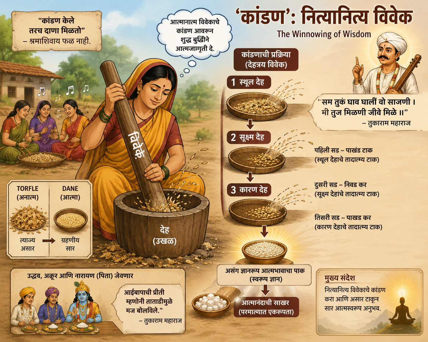 ‘कांडण’ ः नित्यानित्य विवेक