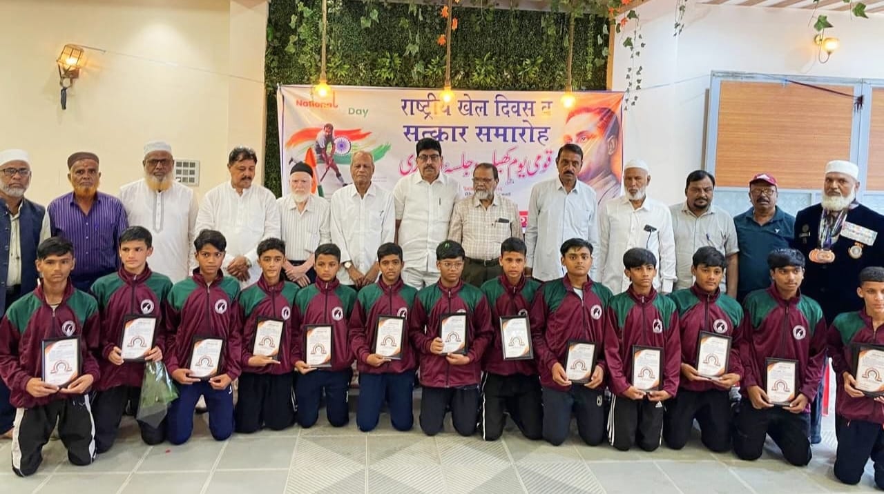 Rabbani School’s Winning Football Team Felicitated on National Sports Day