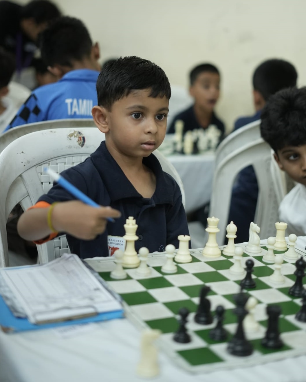 Five-and-a-half-year-old Vallabh Executes Rare Checkmate at Nagpur National Chess Tournament