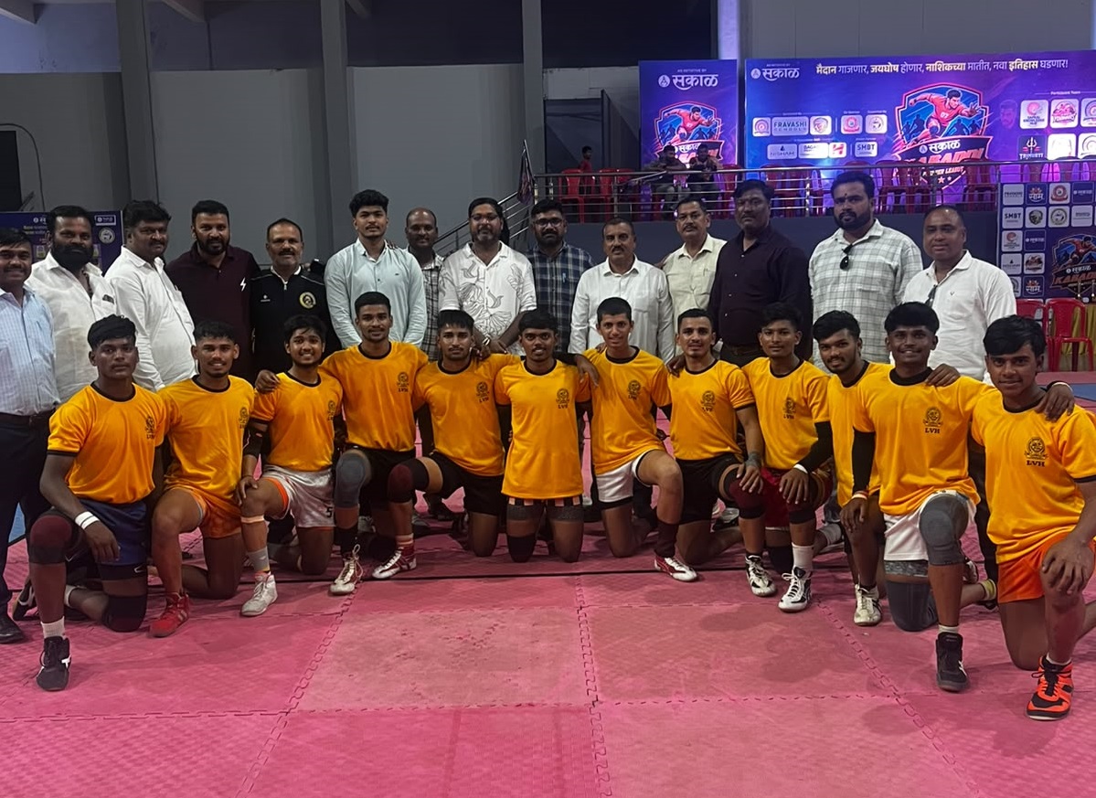 Venkatrao Hire College Dominates Kabaddi; Clinches Title for the Fifth Consecutive Time