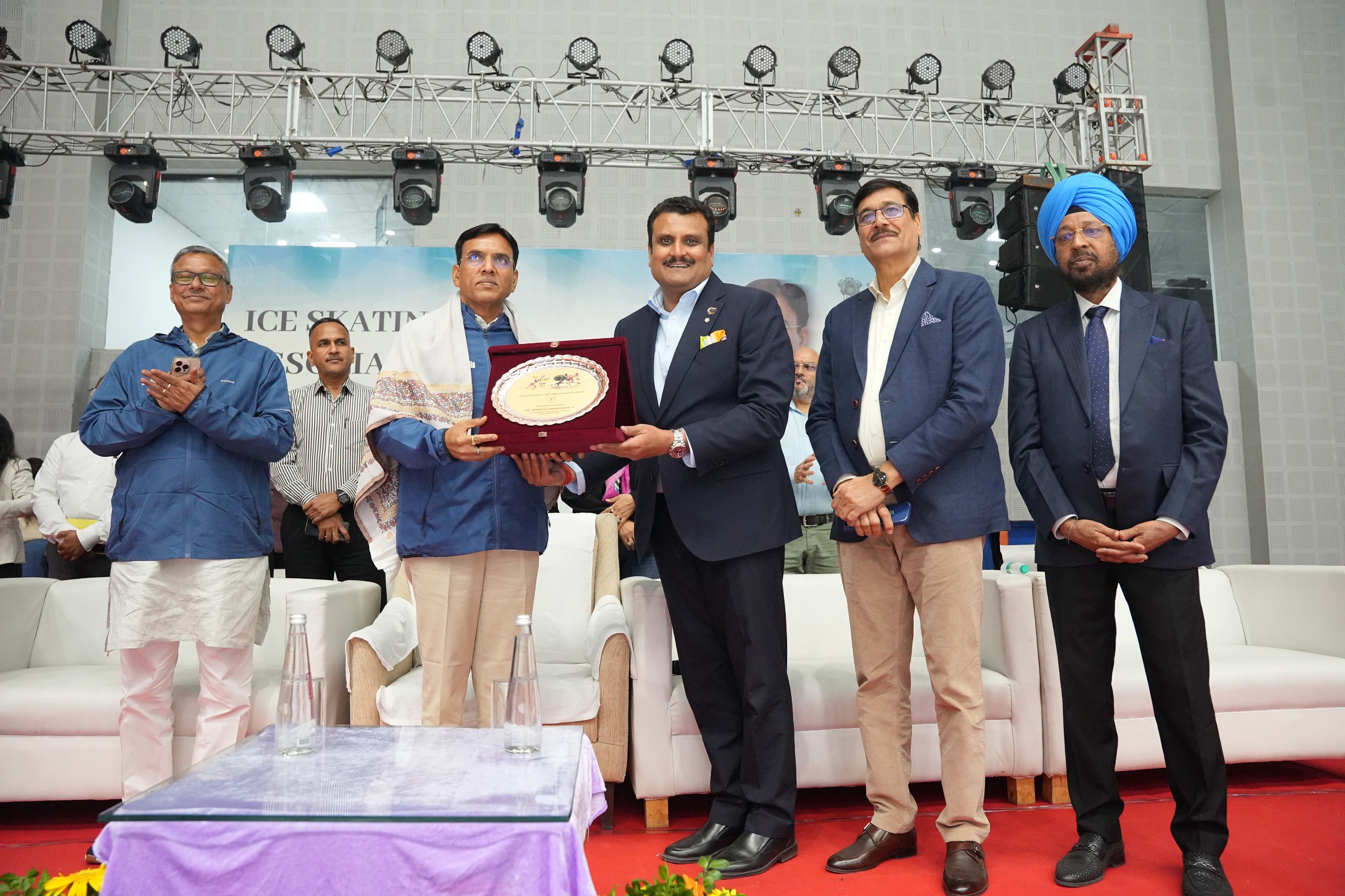 'आशियाई ओपन शॉर्ट ट्रॅक स्पीड स्केटिंग ट्रॉफी'च्या लोगो आणि शुभंकरांचे अनावरण