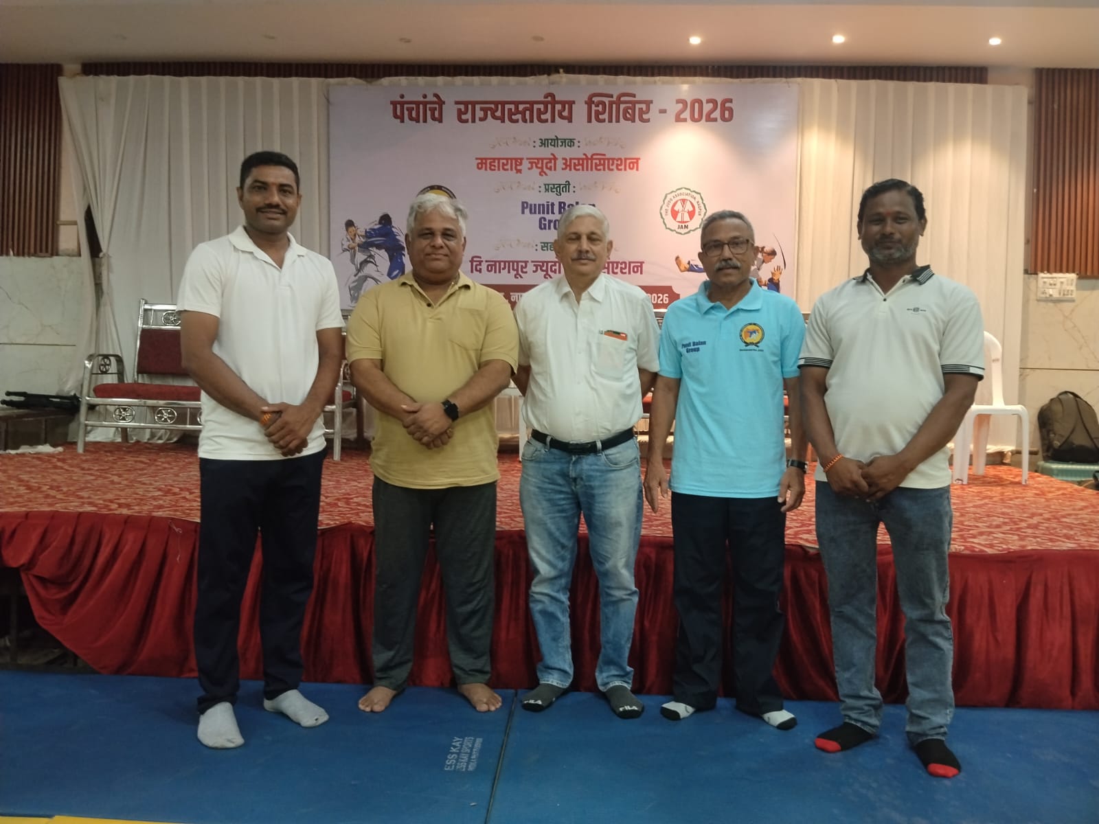 राज्य ज्यूदो पंच परीक्षेत जळगावच्या अजय काशीद, दिगंबर महाजन यांचे यश