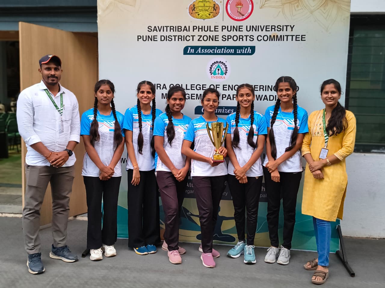 Sharadabai Pawar Women's College Wins Yoga Competition Title