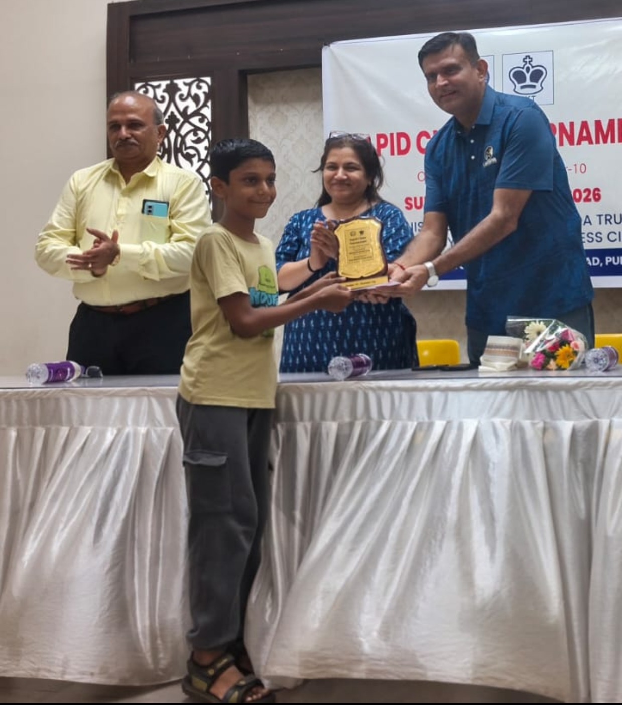 Arnav Patil Runner-up in 'Buddhibal Krida Trust' Tournament