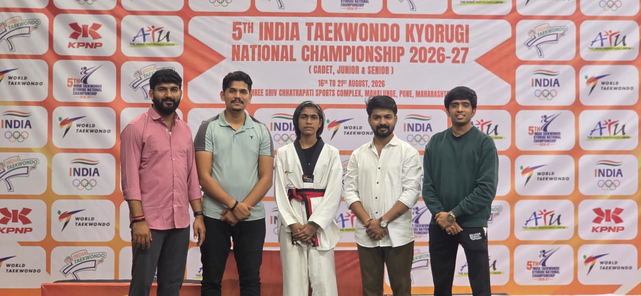 राष्ट्रीय क्योरुगी तायक्वांदो स्पर्धेत पुण्याच्या विश्वश्री विरकरला सुवर्णपदक