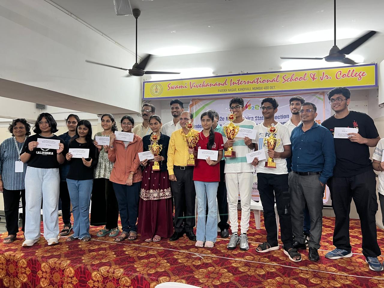 बुद्धिबळ स्पर्धेत मुंबईचा अभीक भट्ट आणि पुण्याची निहिरा कौल अजिंक्य