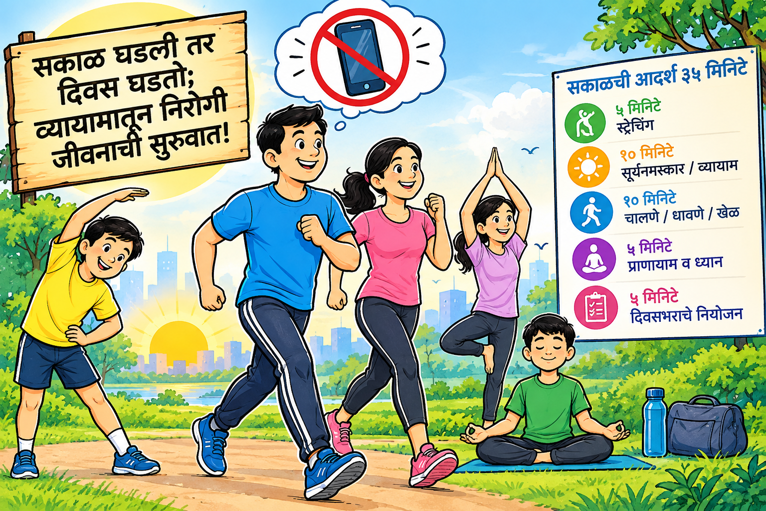 A Healthy Life Begins with Exercise!