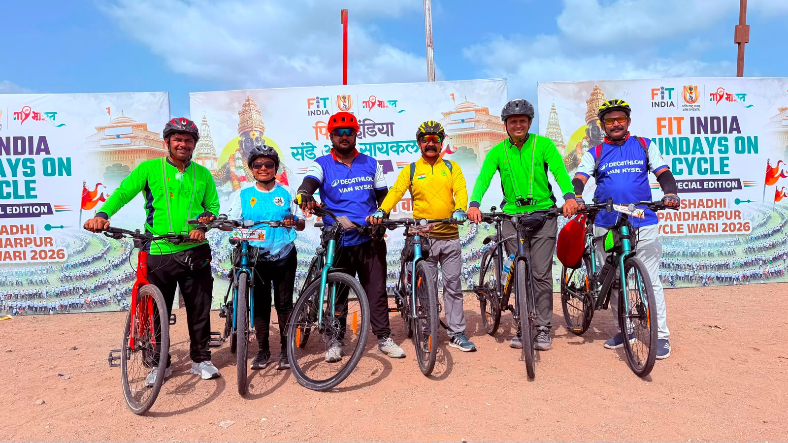 जिद्दीच्या बळावर नाशिक ते पंढरपूर ३८० किमी सायकल वारी पूर्ण
