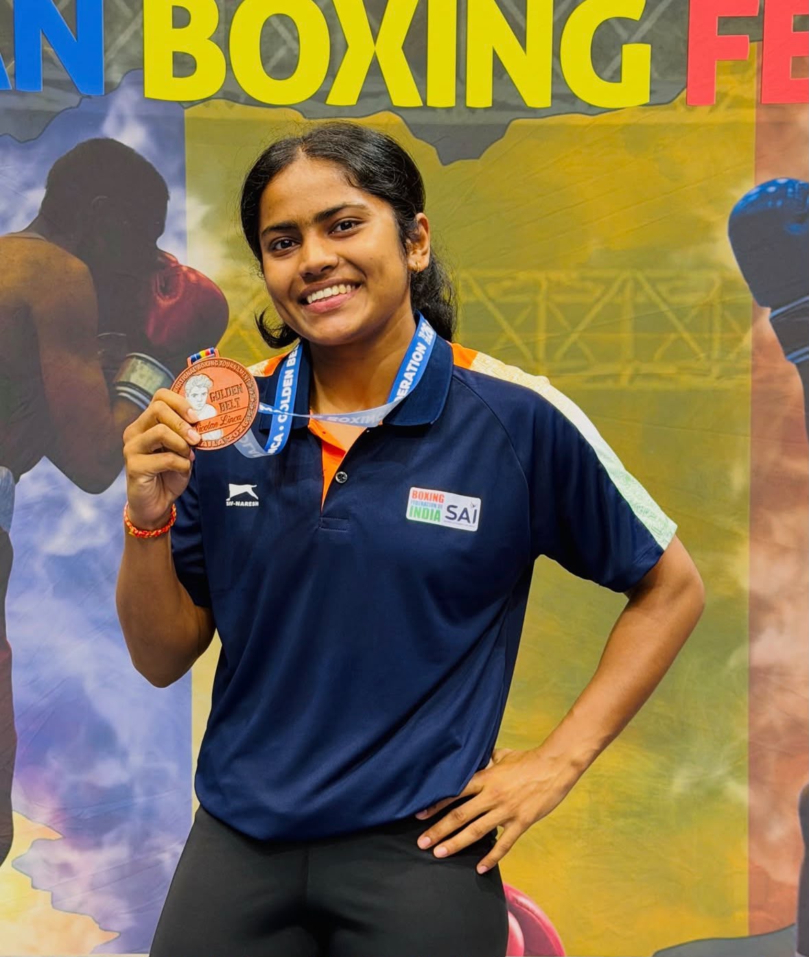 Diksha Patil Wins Bronze at 'Golden Belt International Boxing' Tournament