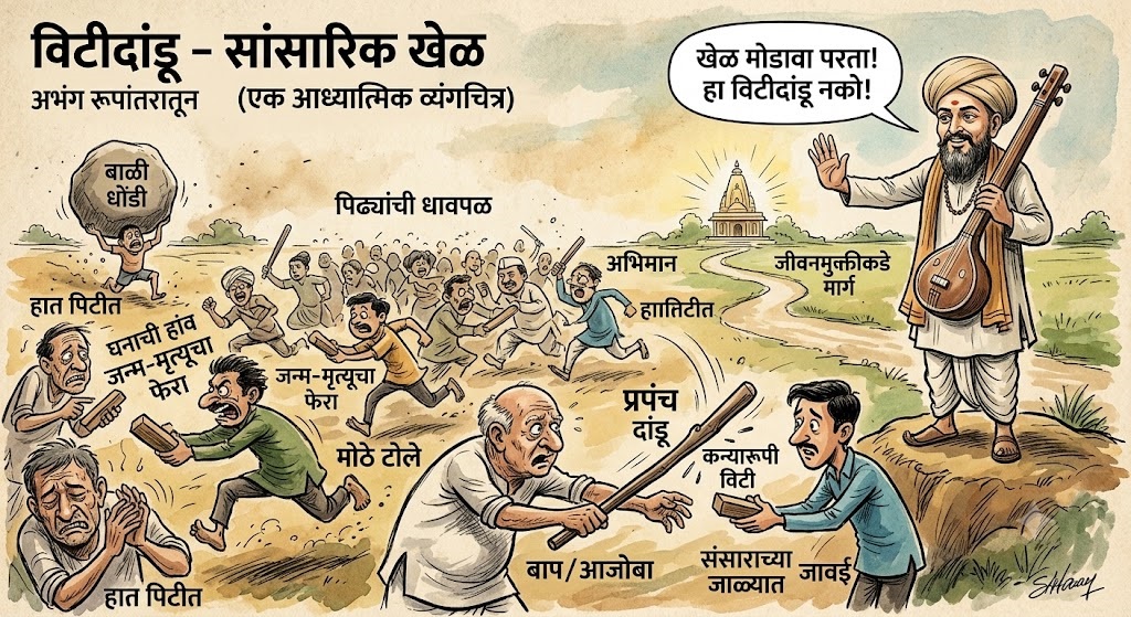 विटीदांडू - सांसारिक खेळ