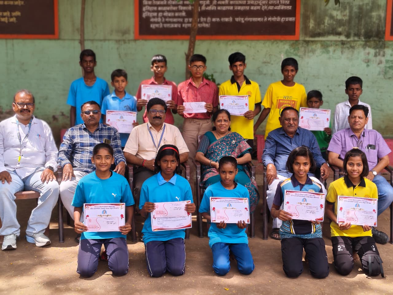 Resounding Success for Chhatrapati Shivaji Prashala at the Nirmal Marathon