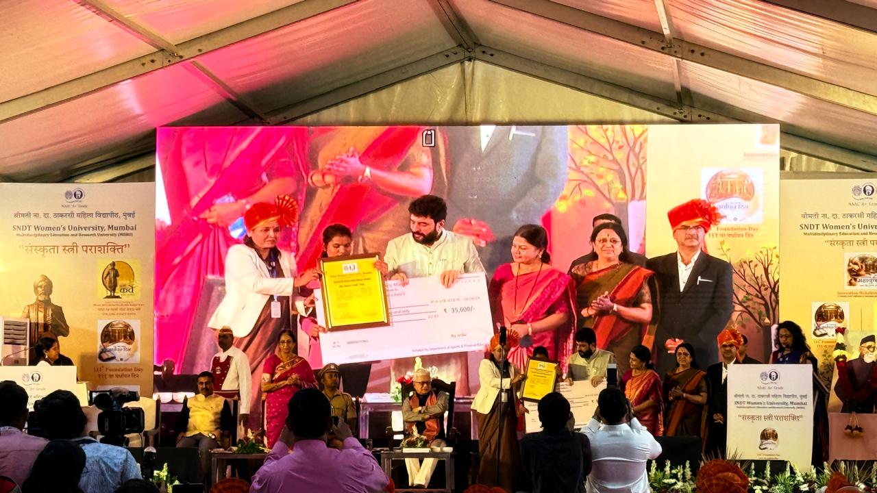 नाशिकच्या सरिता दिवेला एसएनडीटी विद्यापीठाचा सर्वोच्च 'महर्षी कर्वे खेलरत्न पुरस्कार