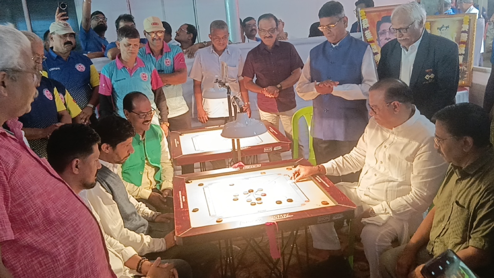 Kolhapur's budding player Omkar puts up a spirited fight but falls short in State Carrom Tournament
