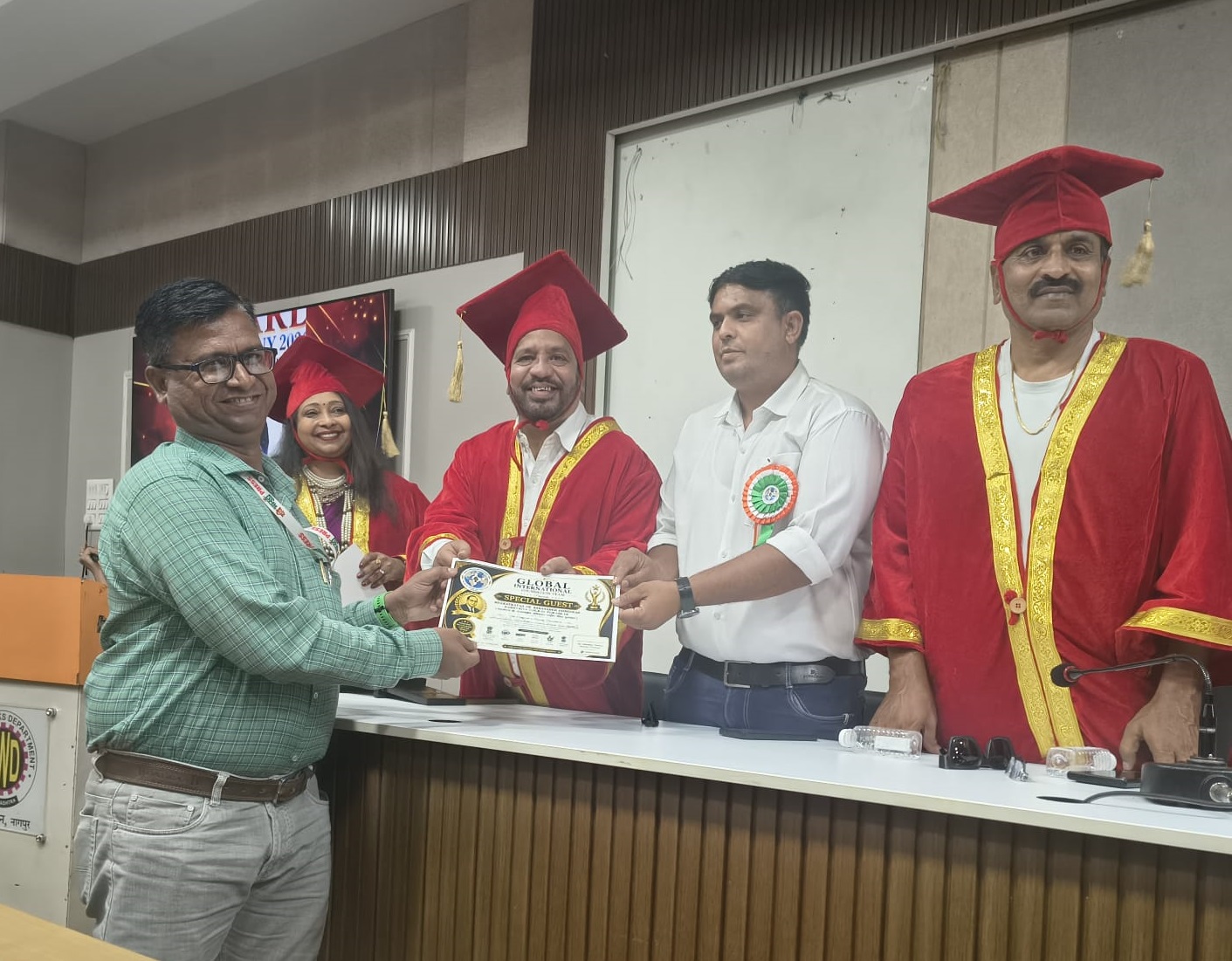 Satish Bhalerao Honored with the Ambedkar National Award