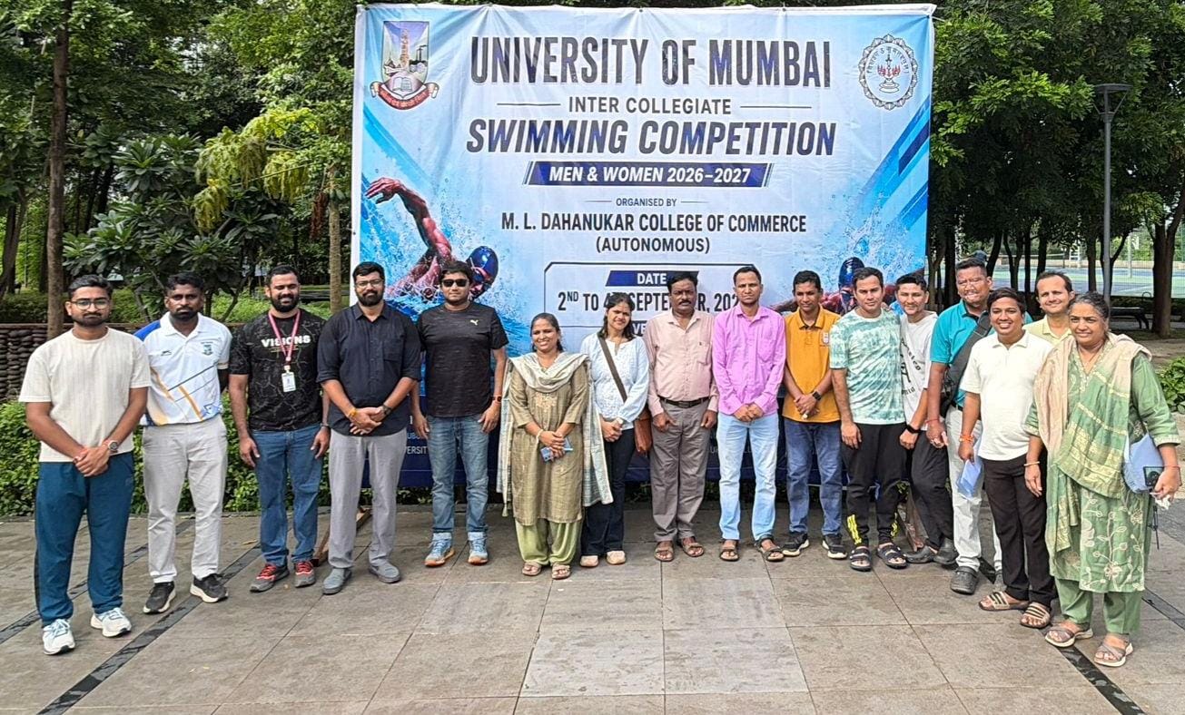 Dahanukar College Wins Relay Gold at Swimming Competition