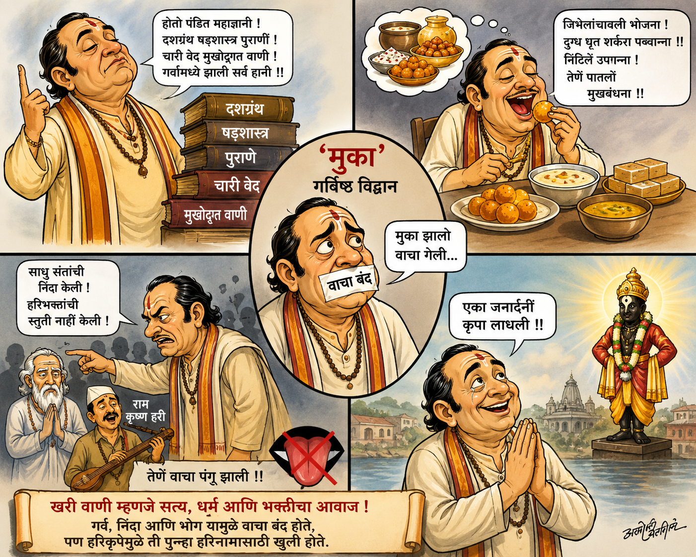 ‘मुका’ : गर्विष्ठ विद्वान