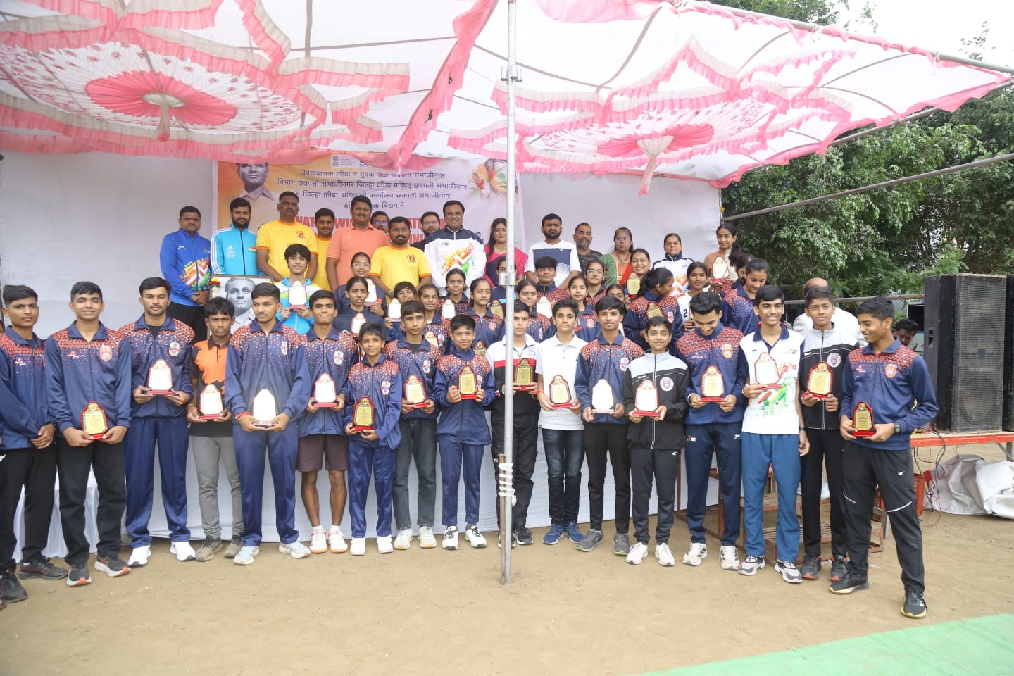 National Medal-Winning Athletes Honored by Deputy Director of Sports Shekhar Patil