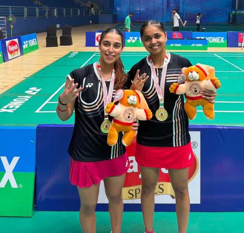 Nashik’s Shravani Walekar Wins Gold in Women’s Doubles
