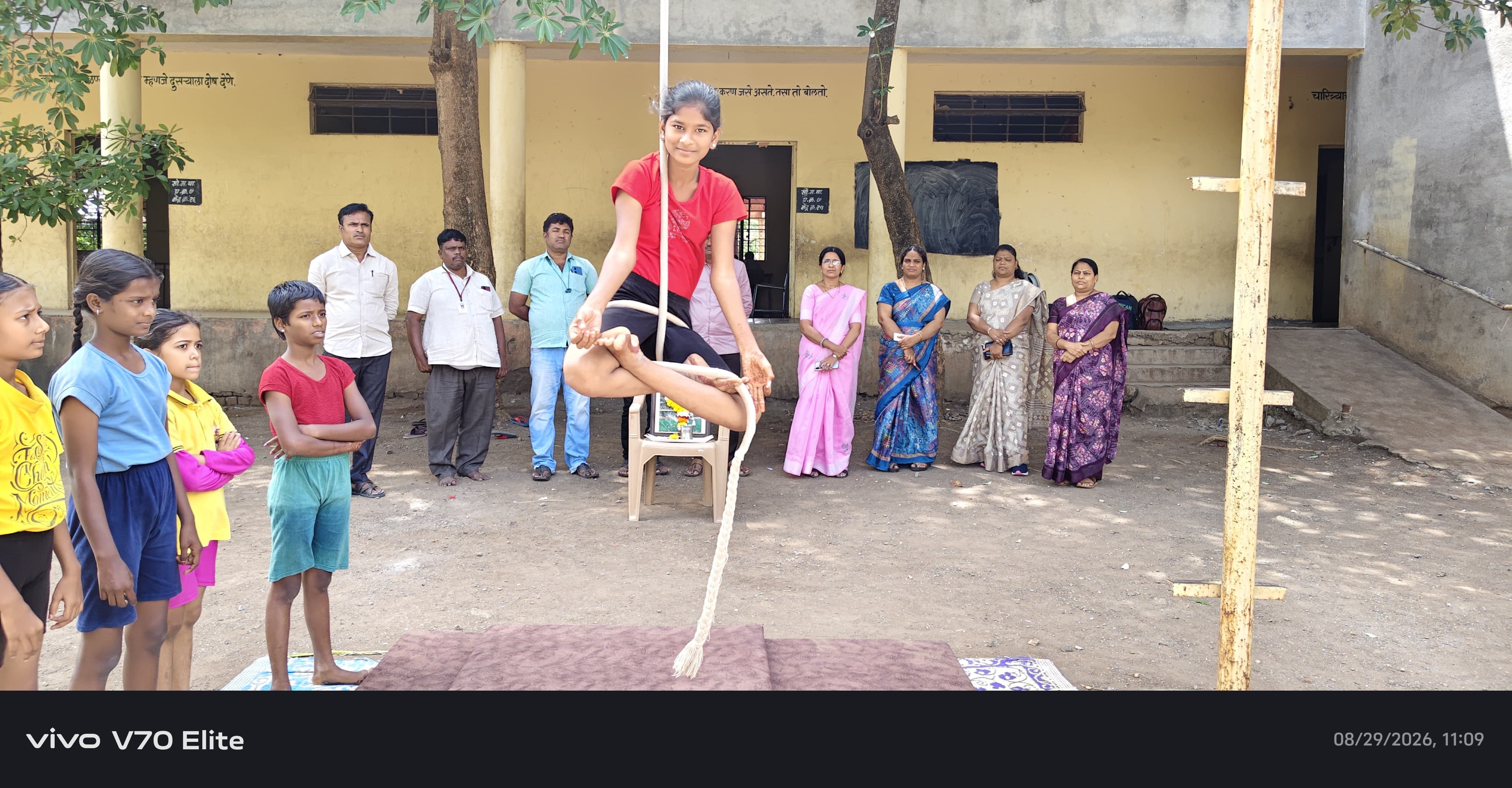 लोकमंगल प्रशालेत राष्ट्रीय क्रीडा दिन साजरा