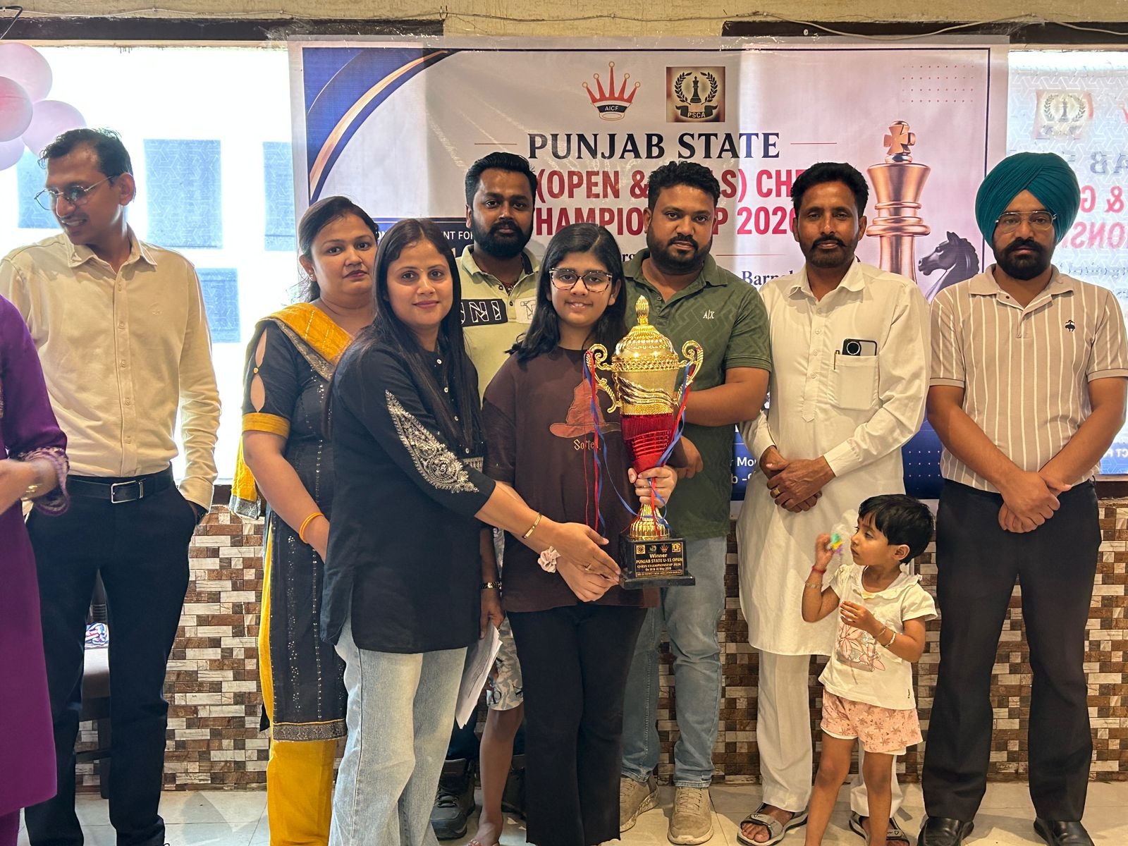 Radhya Malhotra Named 'Best Female Player' at Junior Masters Chess Tournament