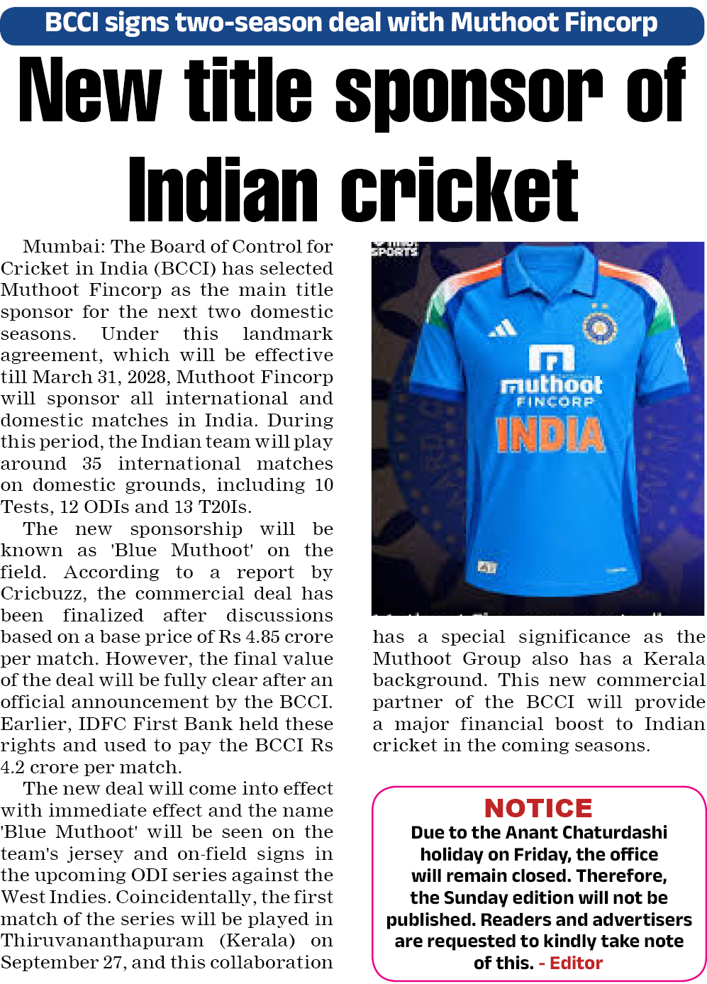 Page 1 clipping 1