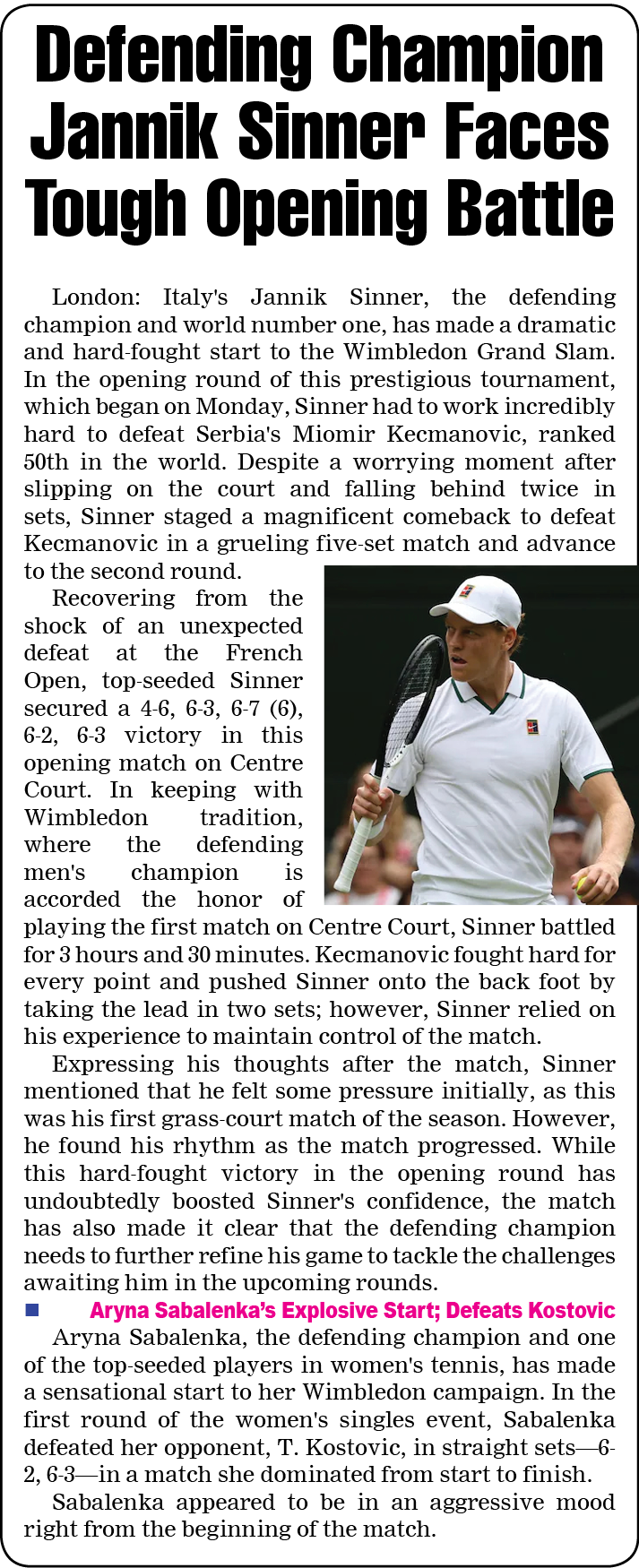 Page 1 clipping 1